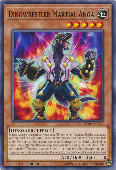 Dinowrestler Martial Anga [DANE-EN008] Common | Odin's Place