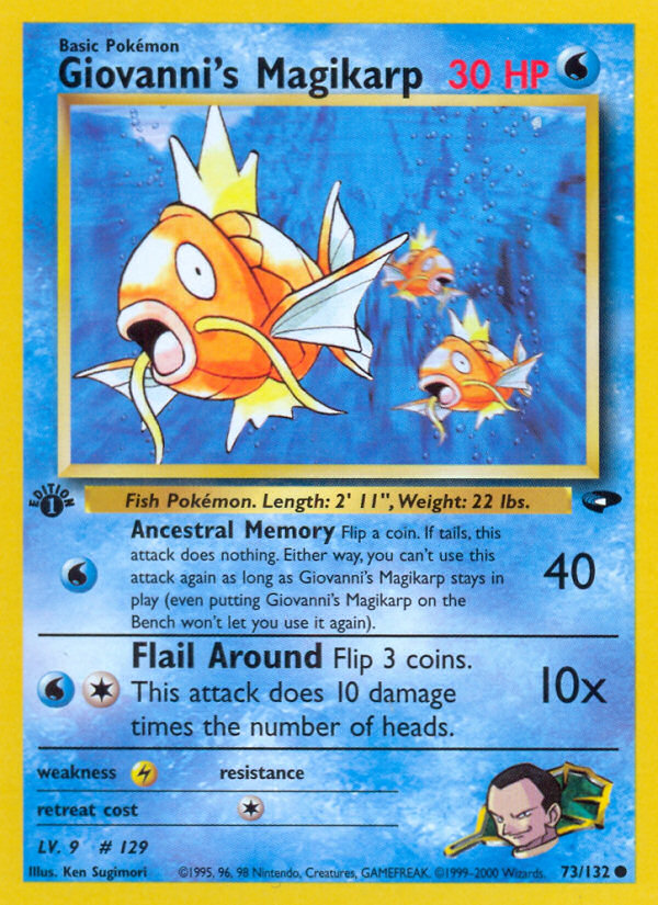 Giovanni's Magikarp (73/132) [Gym Challenge 1st Edition] | Odin's Place