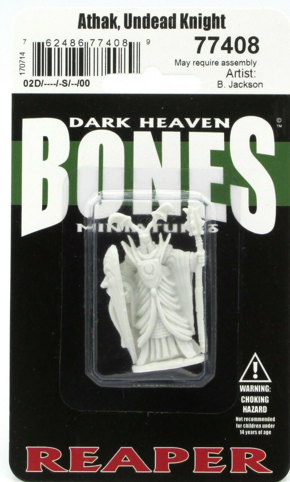 Reaper Bones: Evil Paladin, Athak | Odin's Place