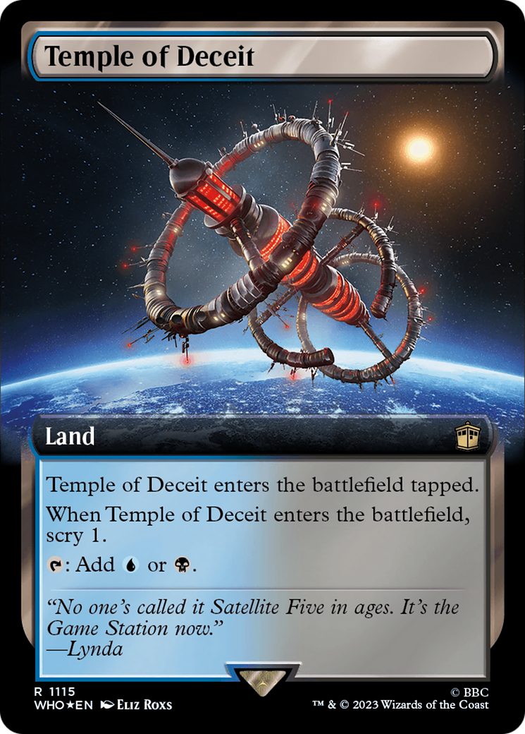 Temple of Deceit (Extended Art) (Surge Foil) [Doctor Who] | Odin's Place