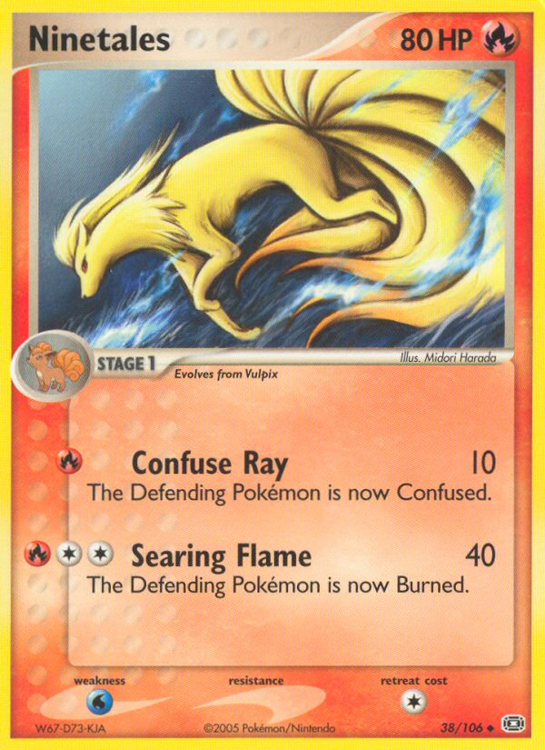 Ninetales (38/106) [EX: Emerald] | Odin's Place