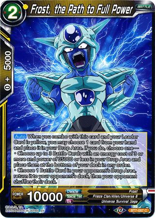 Frost, the Path to Full Power (BT7-087) [Assault of the Saiyans] | Odin's Place