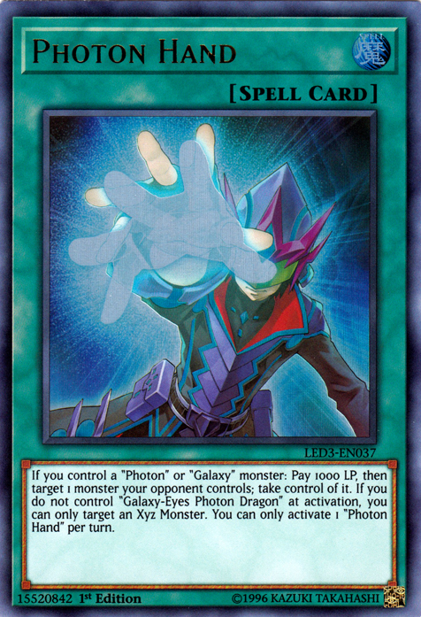 Photon Hand [LED3-EN037] Ultra Rare | Odin's Place