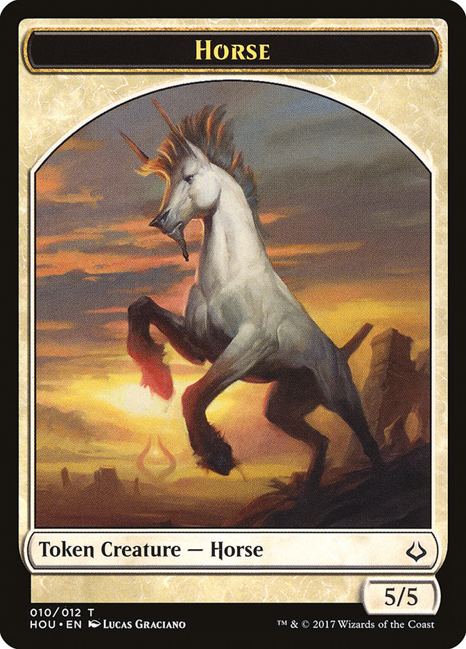Adorned Pouncer // Horse Double-Sided Token [Hour of Devastation Tokens] | Odin's Place