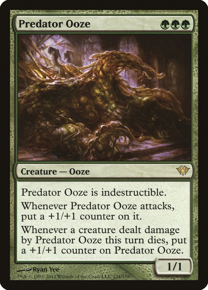 Predator Ooze (124) [Dark Ascension] | Odin's Place