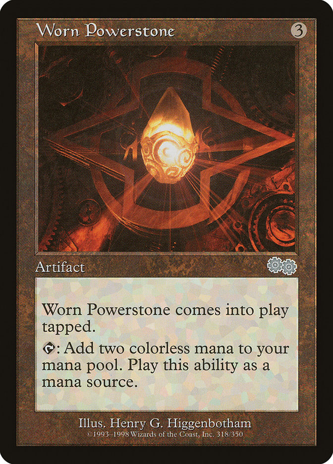 Worn Powerstone (318) [Urza's Saga] | Odin's Place