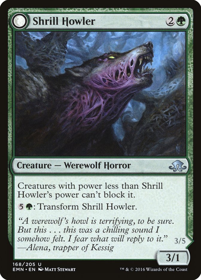 Shrill Howler // Howling Chorus [Eldritch Moon] | Odin's Place
