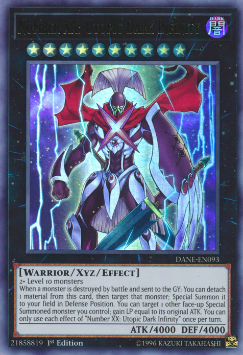 Number XX: Utopic Dark Infinity [DANE-EN093] Ultra Rare | Odin's Place