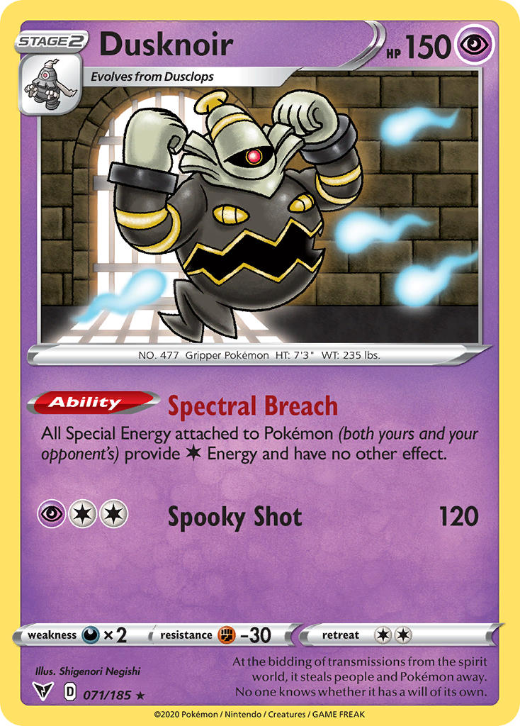 Dusknoir (071/185) [Sword & Shield: Vivid Voltage] | Odin's Place