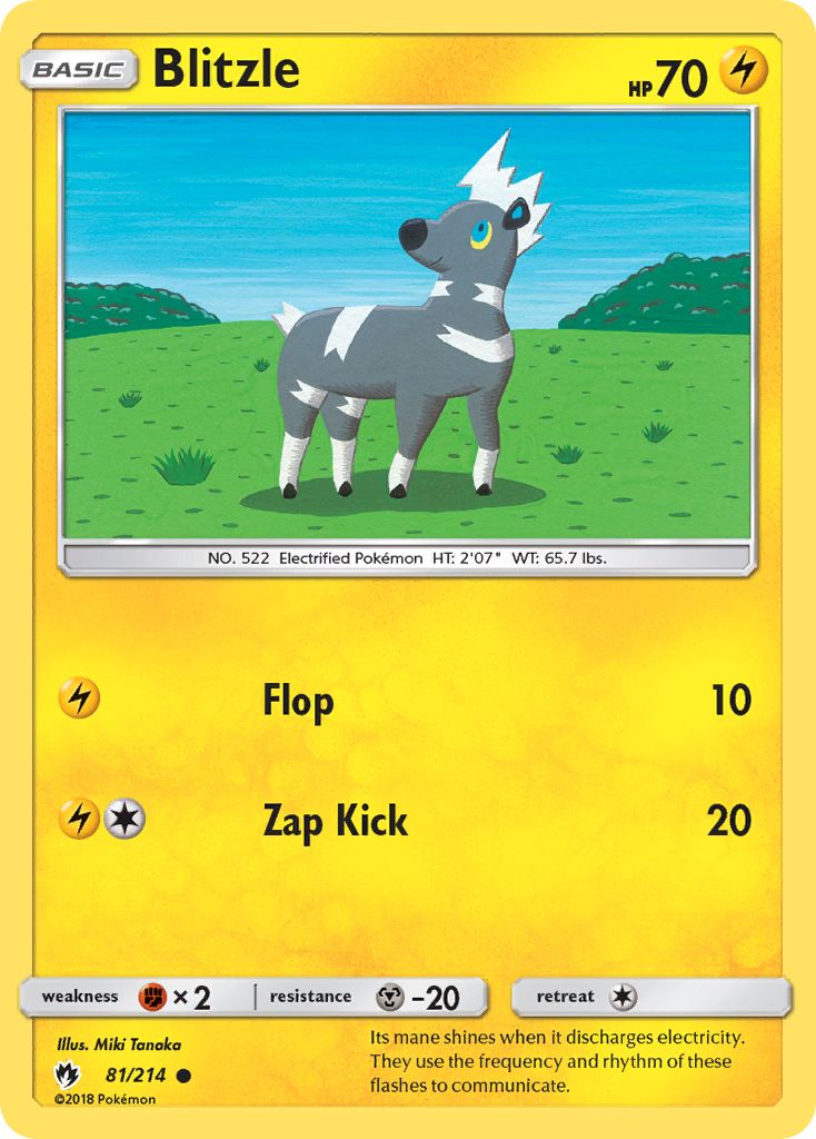 Blitzle (81/214) [Sun & Moon: Lost Thunder] | Odin's Place