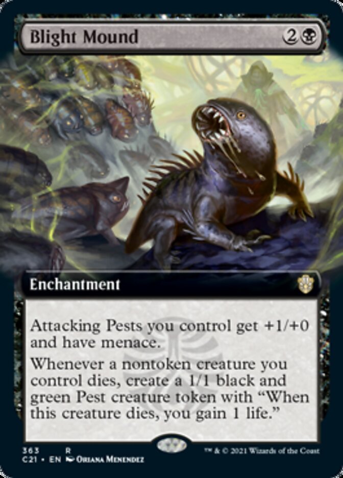 Blight Mound (Extended Art) [Commander 2021] | Odin's Place