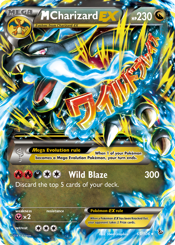 M Charizard EX (69/106) [XY: Flashfire] | Odin's Place