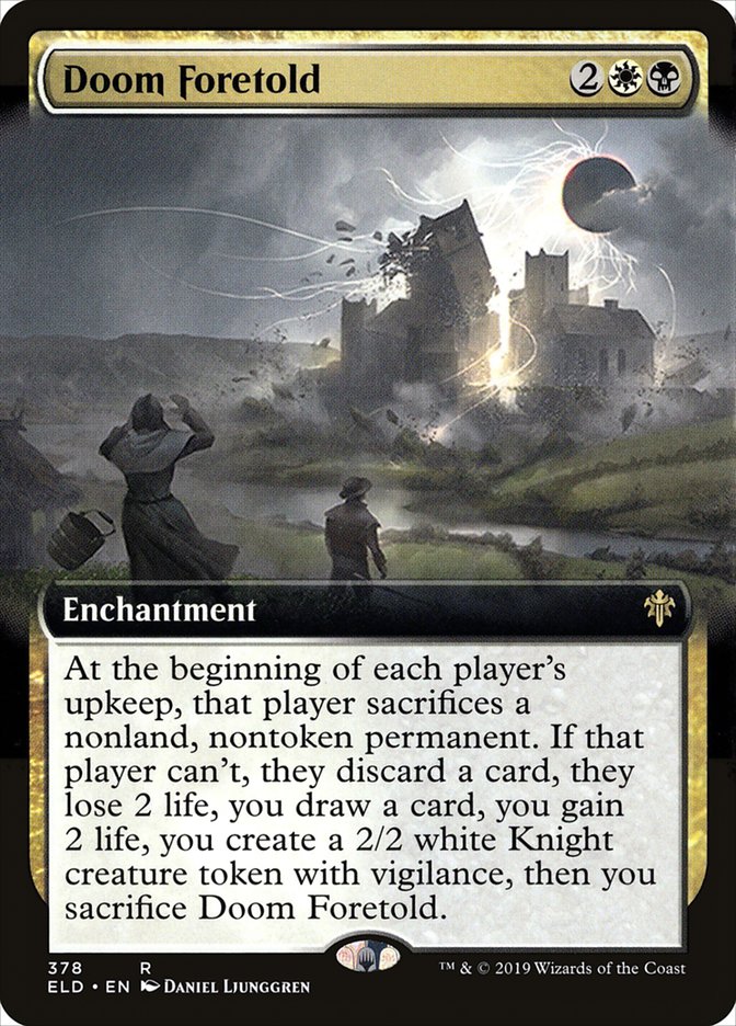 Doom Foretold (Extended Art) [Throne of Eldraine] | Odin's Place