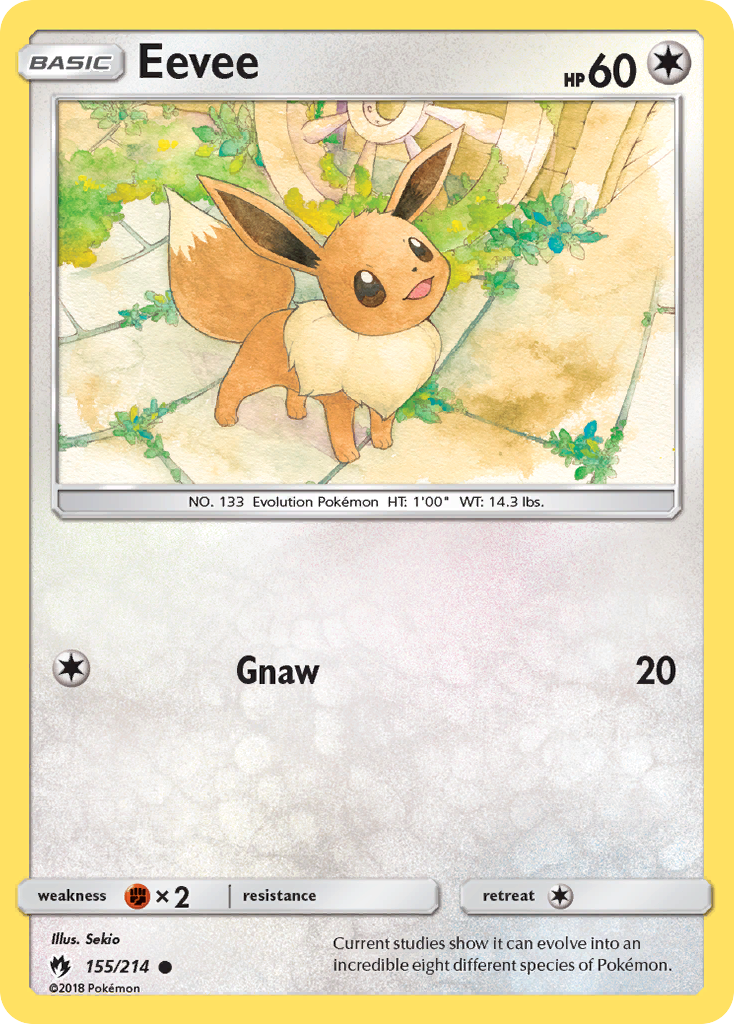 Eevee (155/214) [Sun & Moon: Lost Thunder] | Odin's Place