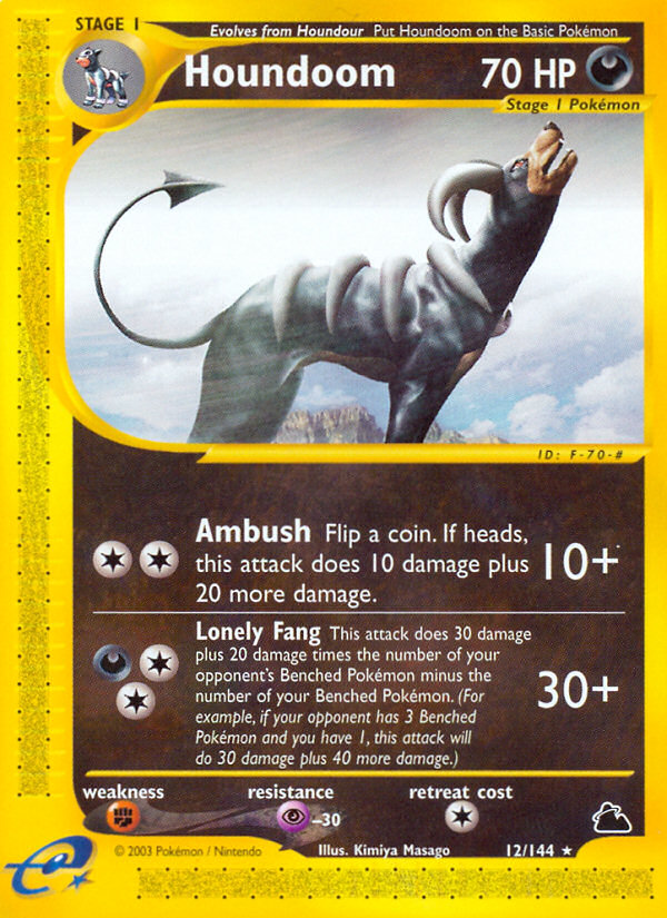 Houndoom (12/144) [Skyridge] | Odin's Place