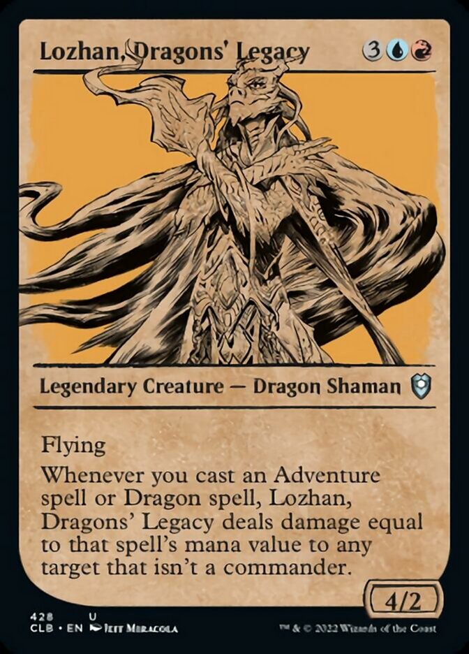 Lozhan, Dragons' Legacy (Showcase) [Commander Legends: Battle for Baldur's Gate] | Odin's Place