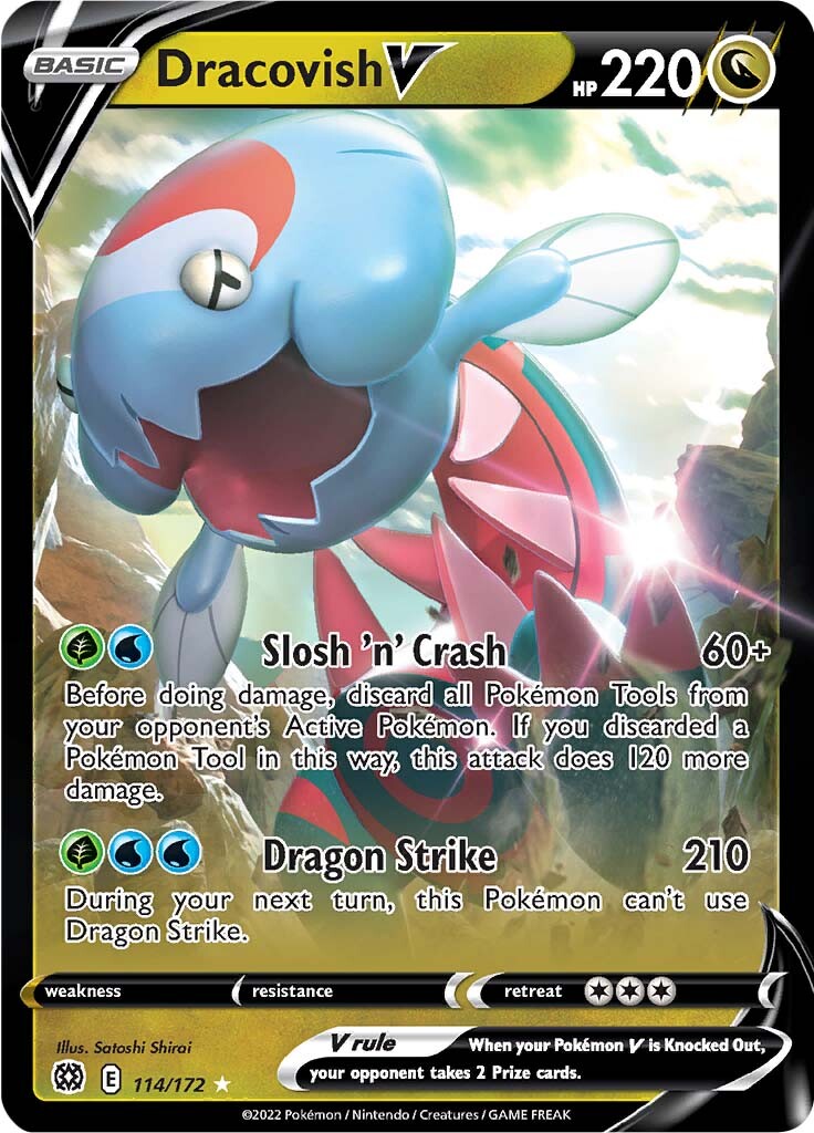 Dracovish V (114/172) [Sword & Shield: Brilliant Stars] | Odin's Place