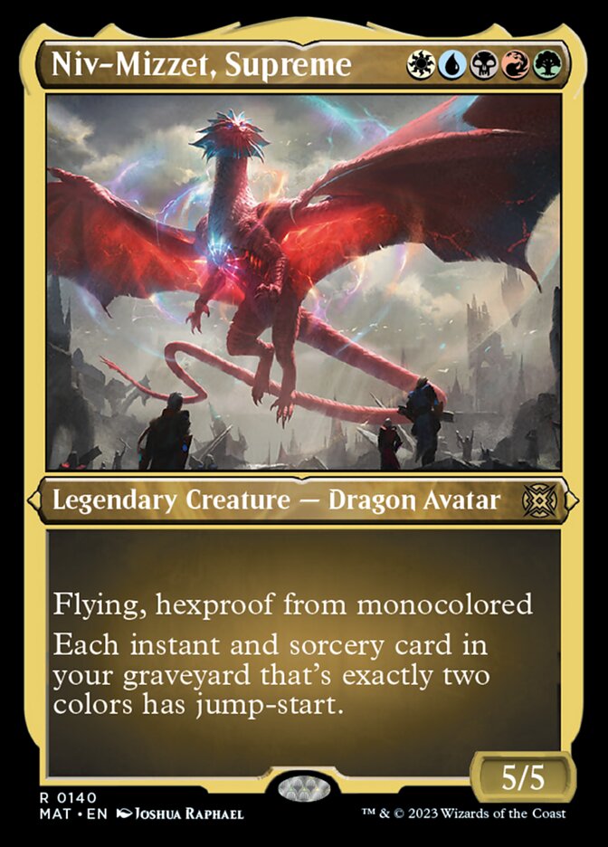 Niv-Mizzet, Supreme (Foil Etched) [March of the Machine: The Aftermath] | Odin's Place