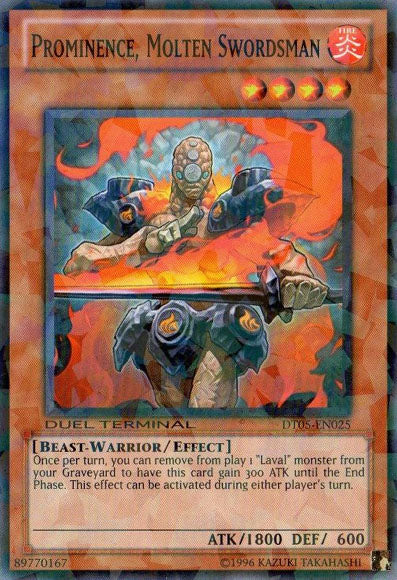 Prominence, Molten Swordsman [DT05-EN025] Common | Odin's Place