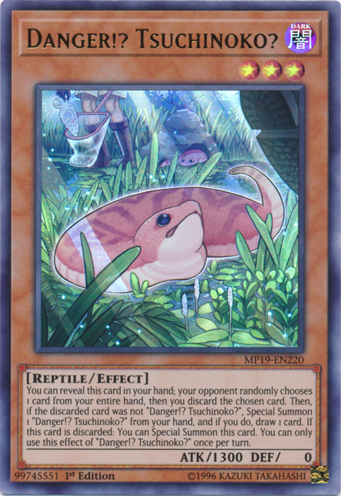 Danger!? Tsuchinoko? [MP19-EN220] Ultra Rare | Odin's Place