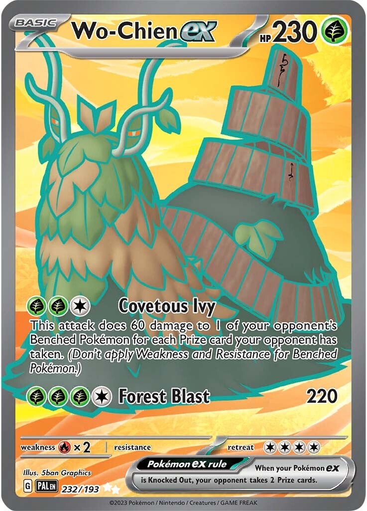 Wo-Chien ex (232/193) [Scarlet & Violet: Paldea Evolved] | Odin's Place