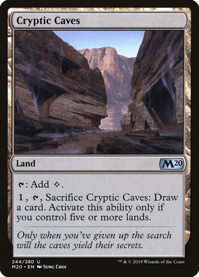 Cryptic Caves (244) [Core Set 2020] | Odin's Place