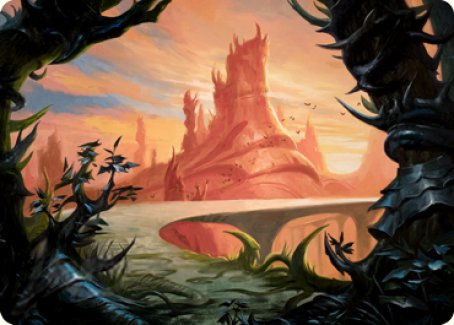 Slagwoods Bridge Art Card [Modern Horizons 2 Art Series] | Odin's Place
