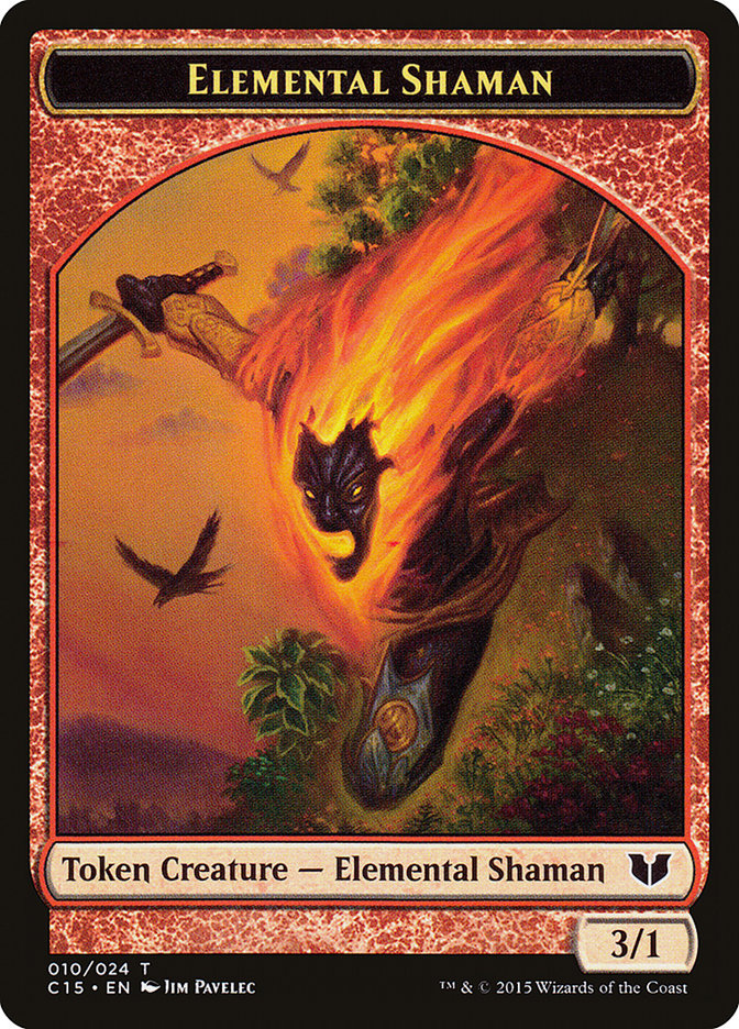 Elemental Shaman Token [Commander 2015 Tokens] | Odin's Place
