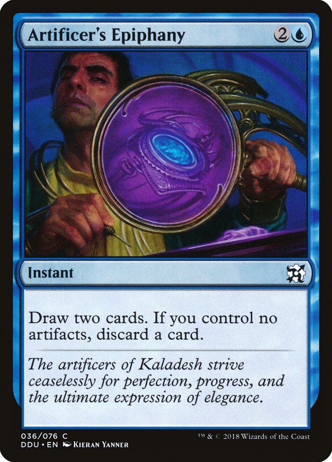 Artificer's Epiphany (36) [Duel Decks: Elves vs. Inventors] | Odin's Place