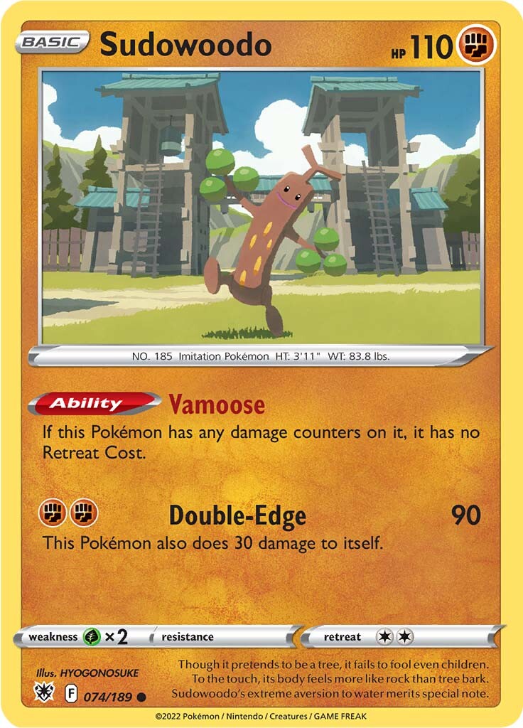 Sudowoodo (074/189) [Sword & Shield: Astral Radiance] | Odin's Place