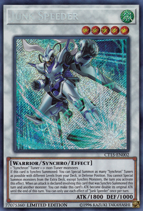 Junk Speeder [CT15-EN002] Secret Rare | Odin's Place
