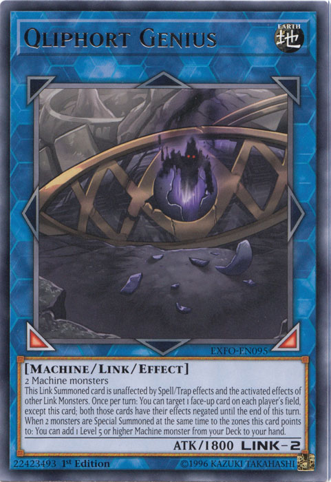 Qliphort Genius [EXFO-EN095] Rare | Odin's Place