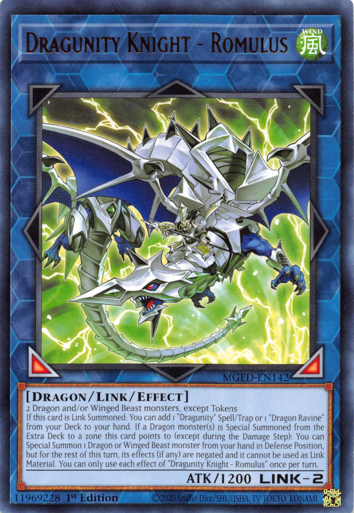 Dragunity Knight - Romulus [MGED-EN142] Rare | Odin's Place