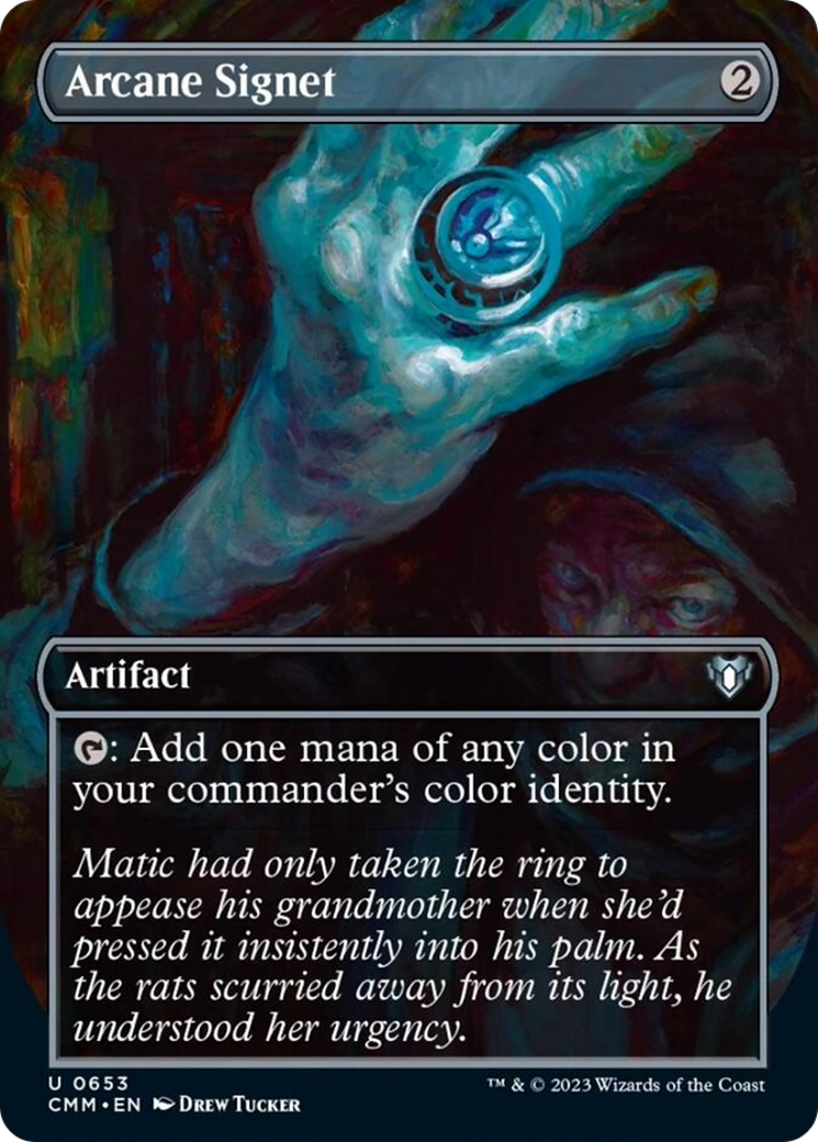 Arcane Signet (Borderless Alternate Art) [Commander Masters] | Odin's Place