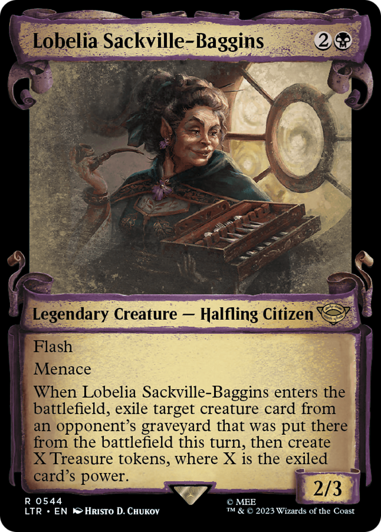 Lobelia Sackville-Baggins [The Lord of the Rings: Tales of Middle-Earth Showcase Scrolls] | Odin's Place
