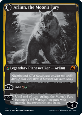 Arlinn, the Pack's Hope // Arlinn, the Moon's Fury [Innistrad: Double Feature] | Odin's Place