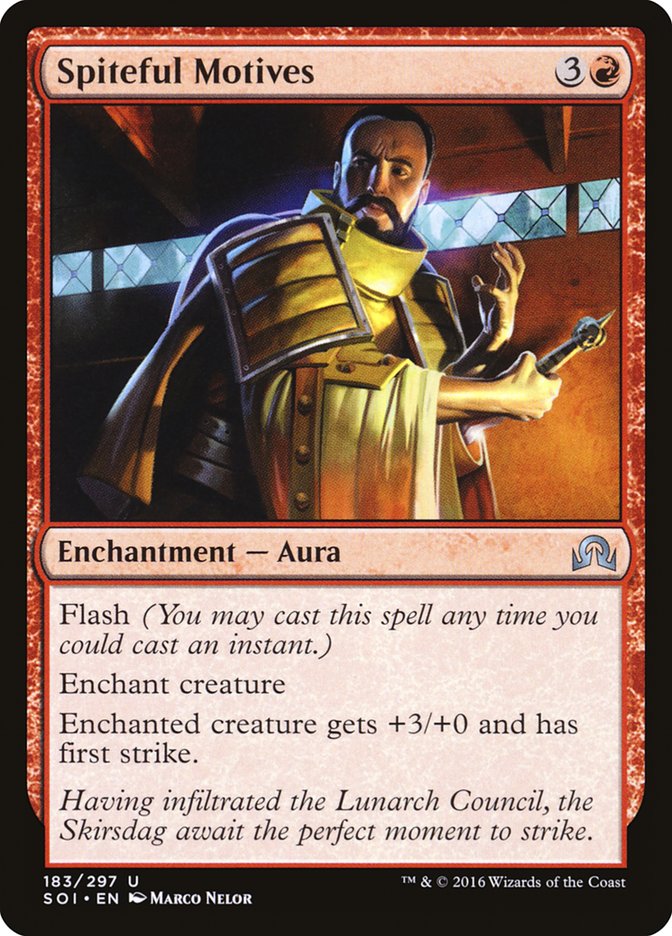 Spiteful Motives (183) [Shadows over Innistrad] | Odin's Place