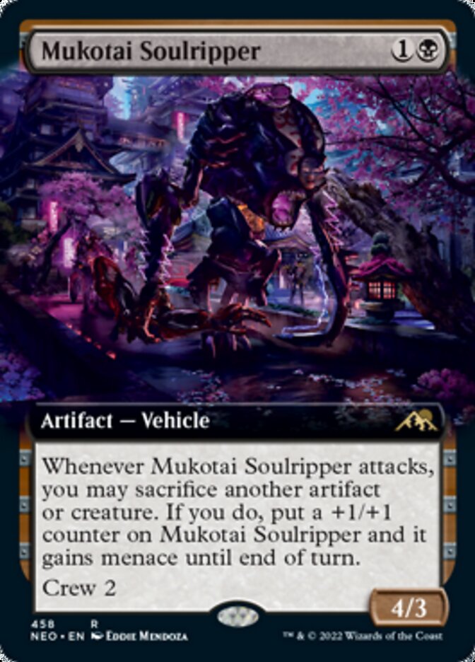Mukotai Soulripper (Extended Art) [Kamigawa: Neon Dynasty] | Odin's Place