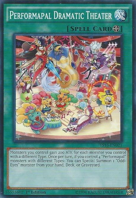 Performapal Dramatic Theater [YS16-EN021] Common | Odin's Place