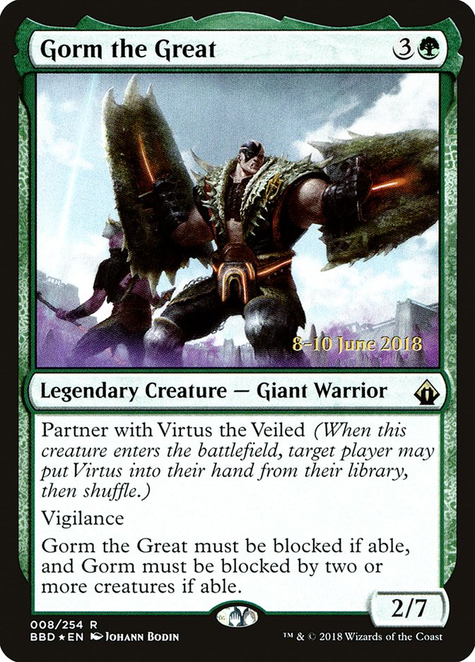Gorm the Great (8) [Battlebond Prerelease Promos] | Odin's Place