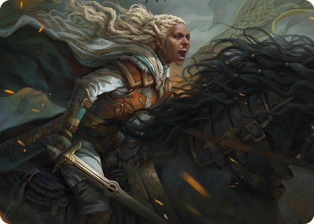 Eowyn, Fearless Knight Art Card [The Lord of the Rings: Tales of Middle-earth Art Series] | Odin's Place