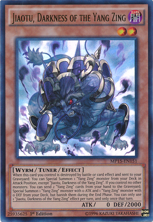 Jiaotu, Darkness of the Yang Zing [MP15-EN151] Ultra Rare | Odin's Place