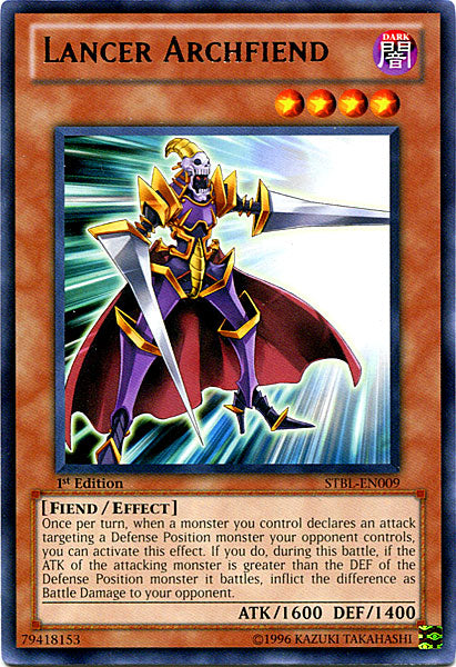 Lancer Archfiend [STBL-EN009] Rare | Odin's Place