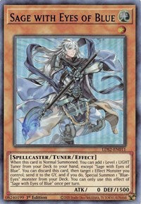 Sage with Eyes of Blue (Purple) [LDS2-EN011] Ultra Rare | Odin's Place