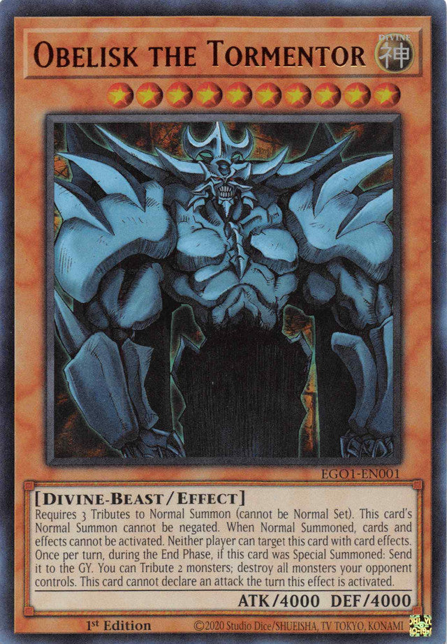 Obelisk the Tormentor [EGO1-EN001] Ultra Rare | Odin's Place