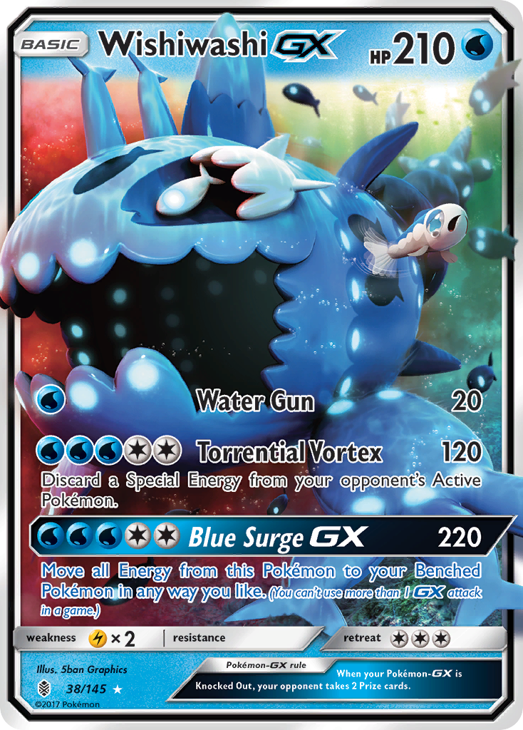 Wishiwashi GX (38/145) [Sun & Moon: Guardians Rising] | Odin's Place