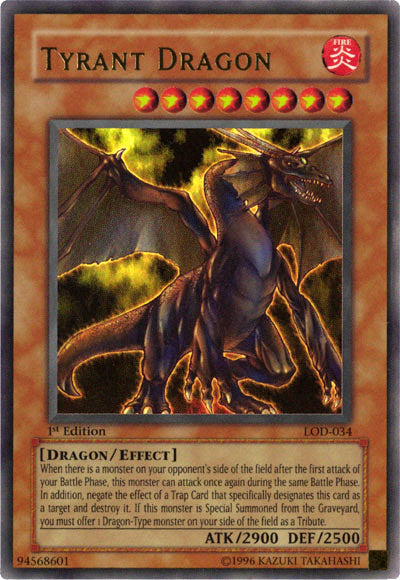 Tyrant Dragon [LOD-034] Ultra Rare | Odin's Place