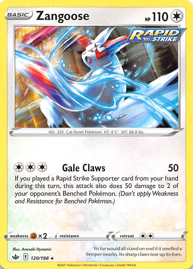 Zangoose (120/198) [Sword & Shield: Chilling Reign] | Odin's Place