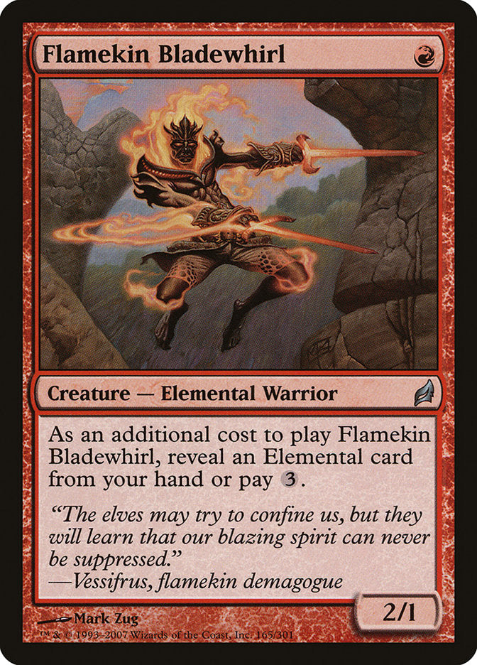 Flamekin Bladewhirl (165) [Lorwyn] | Odin's Place