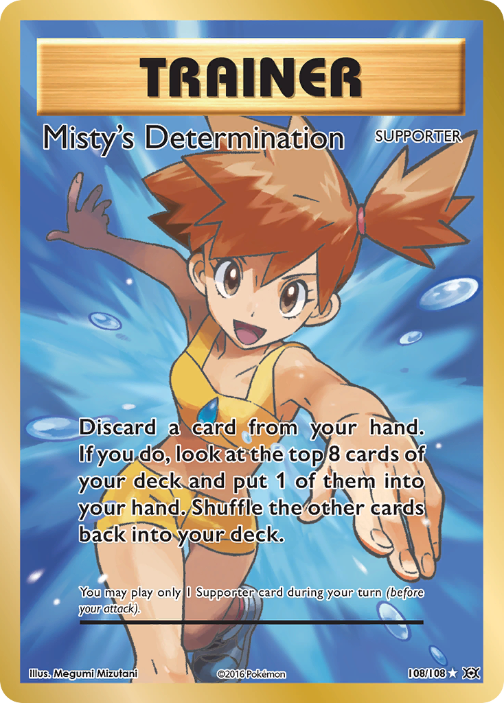 Misty's Determination (108/108) [XY: Evolutions] | Odin's Place